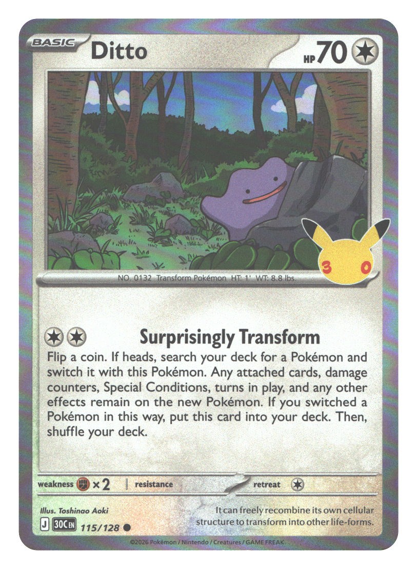 Ditto Holofoil [30C - 115/128]NM