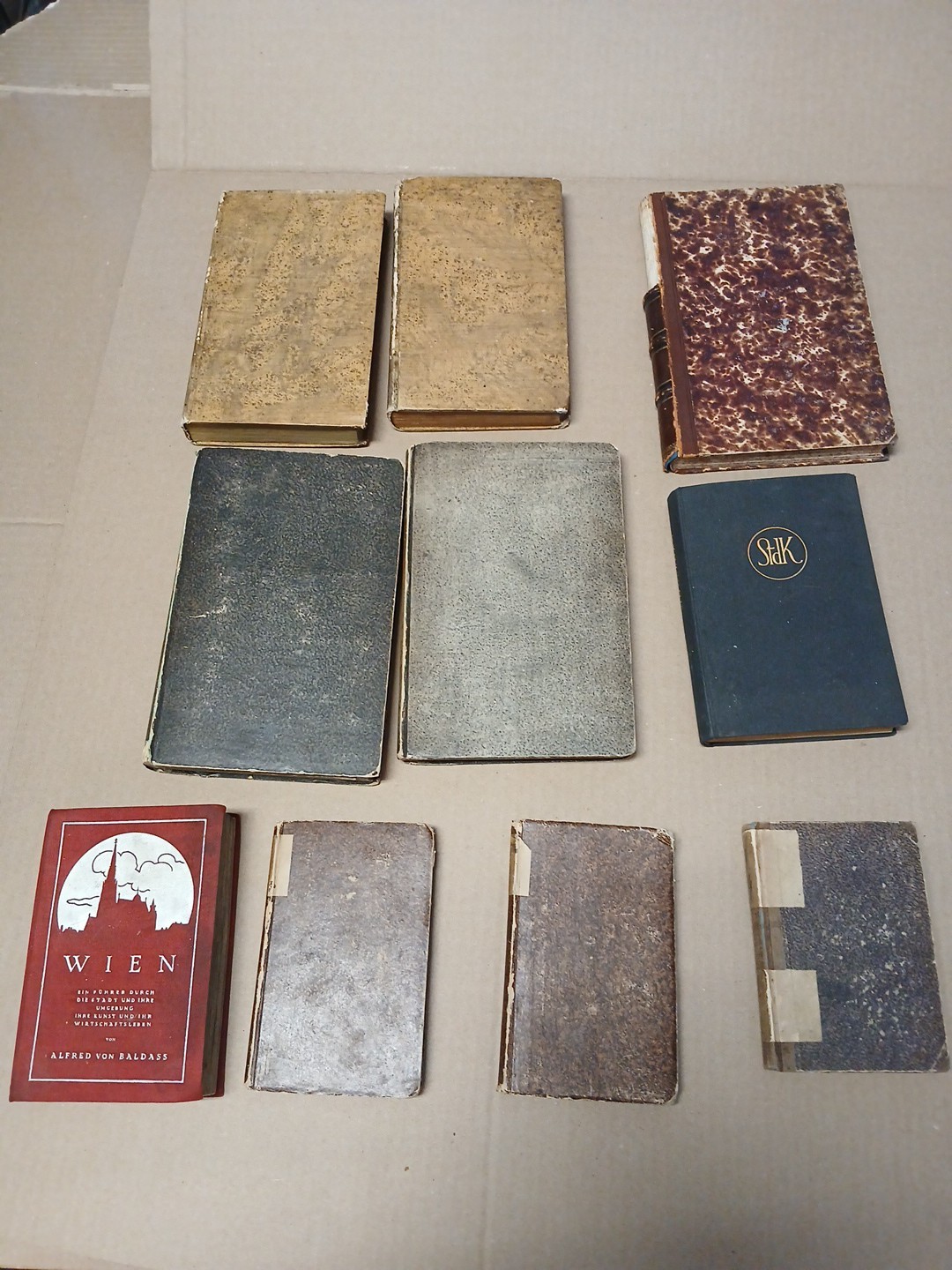 10 Vintage German Books Badenia Wien Augsburg 1839 1844 1814 Lot Illustrations 10 Vintage German Books Badenia Wien Augsburg 1839 1844 1814 Lot Illustrations