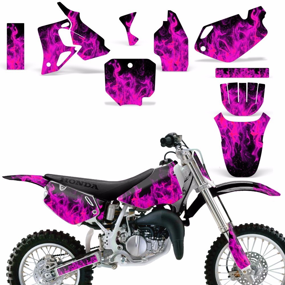 Graphic Stickers +NPS Decals For Honda CR80 1996-2002 ICE PK Graphic Stickers +NPS Decals For Honda CR80 1996-2002 ICE PK