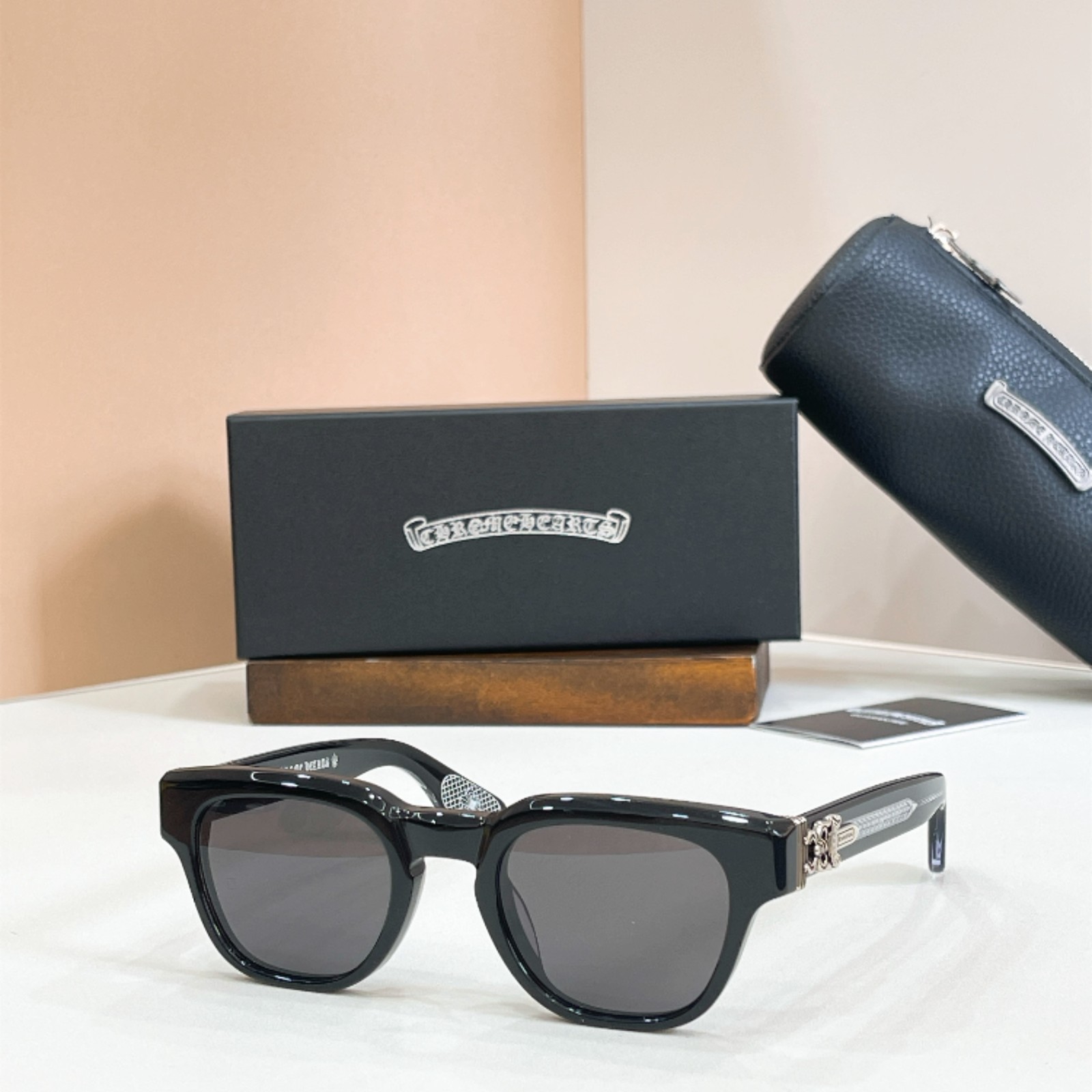 Chrome Hearts Cuntvoluted Sunglasses 49-23-147 Luxury Square Acetate Eyewear