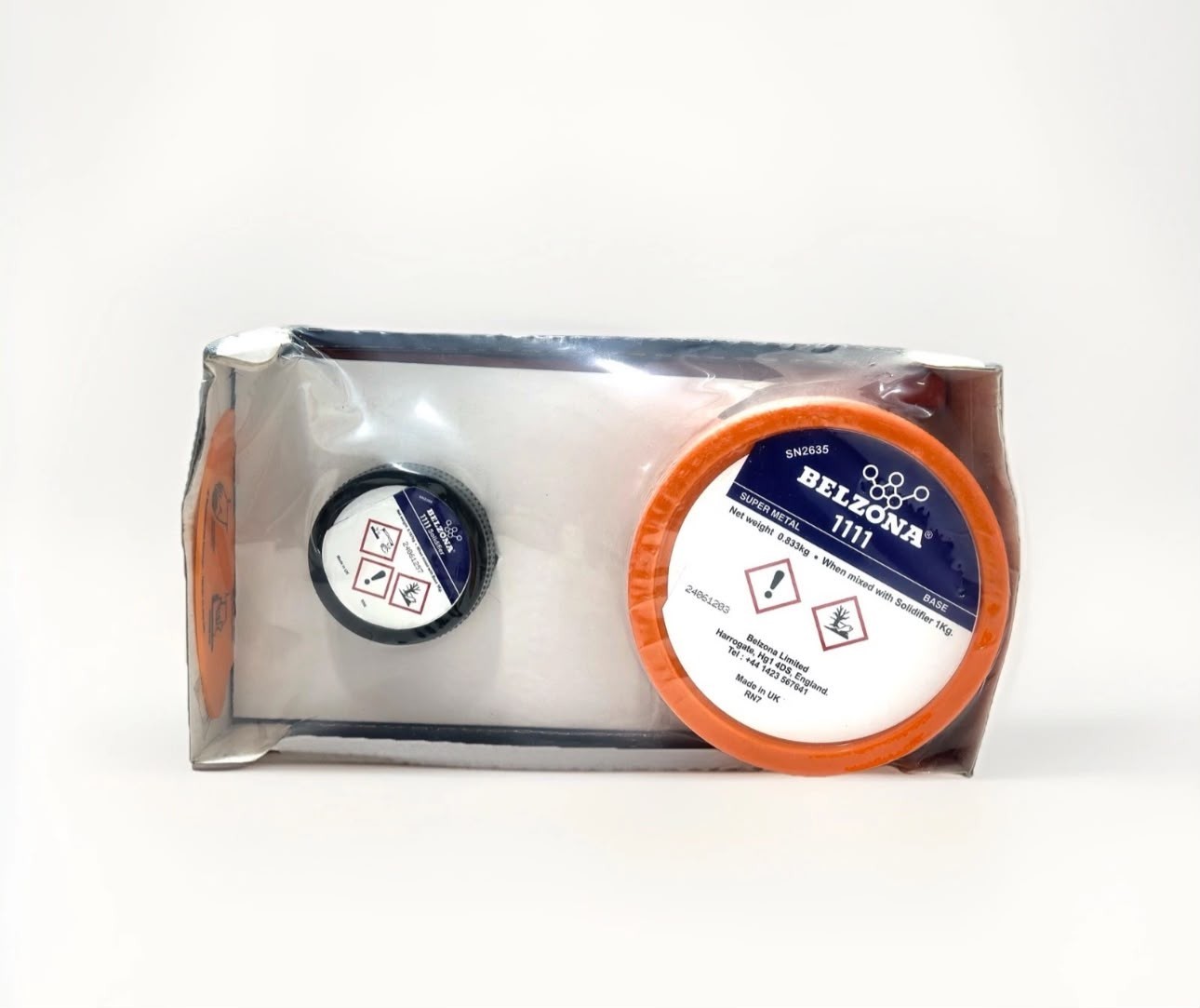 BELZONA 1111 SUPER METAL BASE AND SOLIDIFIRE 1KG. RN 4 BELZONA 1111 SUPER METAL BASE AND SOLIDIFIRE 1KG. RN 4