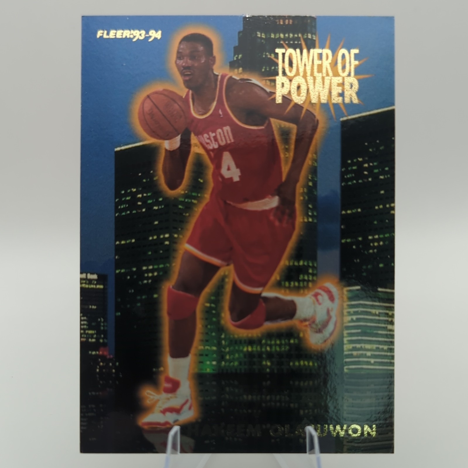 1993-94 Fleer - Tower of Power Hakeem Olajuwon #20 1993-94 Fleer - Tower of Power Hakeem Olajuwon #20
