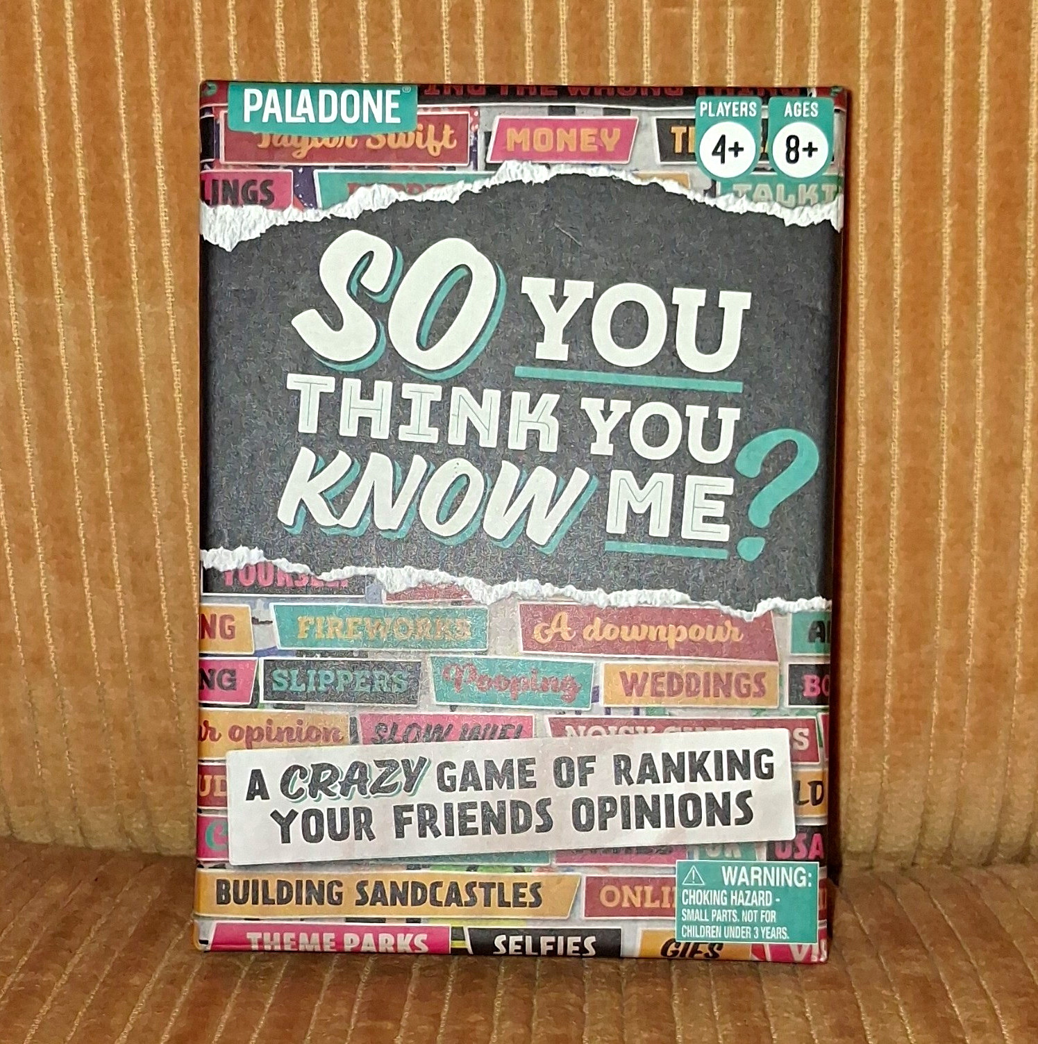 Paladone So You Think You Know Me? Trivia Card Game (BRAND NEW & SEALED) Paladone So You Think You Know Me? Trivia Card Game (BRAND NEW & SEALED)