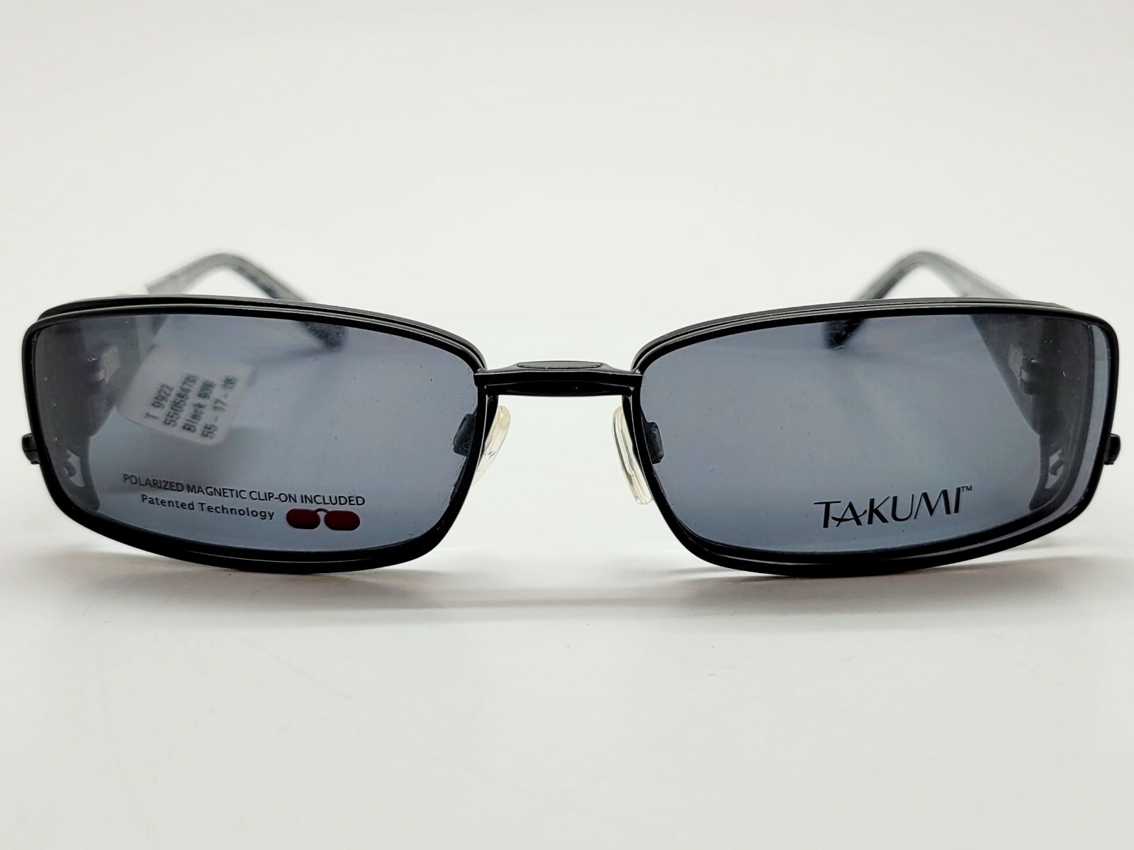 1 Unit New Takumi EasyClip T9922 Black 90W Eyeglasses Frames 55-17-135 #519