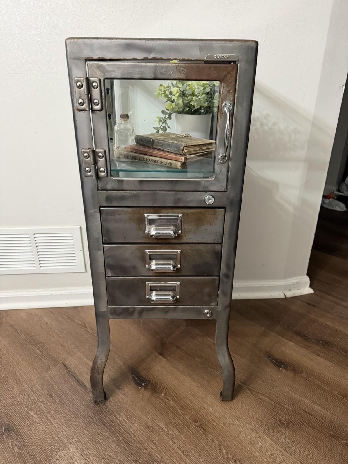 Restoration Hardware Dulton Metal Pharmacy Short Bath Cabinet Industrial Display Restoration Hardware Dulton Metal Pharmacy Short Bath Cabinet Industrial Display