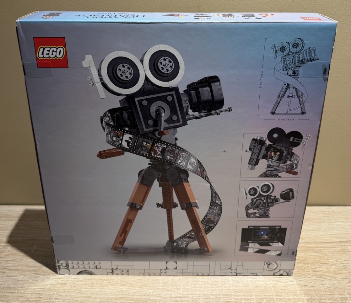 LEGO 43230 Walt Disney Tribute Camera, Disney 100 Celebration Sealed LEGO 43230 Walt Disney Tribute Camera, Disney 100 Celebration Sealed