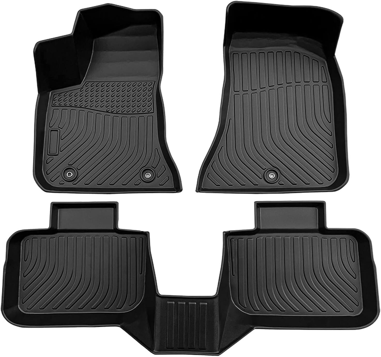 TPE All Weather Floor Mats Liners For 2011-2023 Dodge Charger / Chrysler 300 RWD