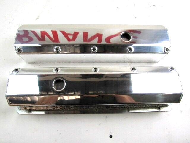 Oldsmobile V8 350, 400, 425, 455 Fabricated Aluminum Valve Cover Set Polished Oldsmobile V8 350, 400, 425, 455 Fabricated Aluminum Valve Cover Set Polished
