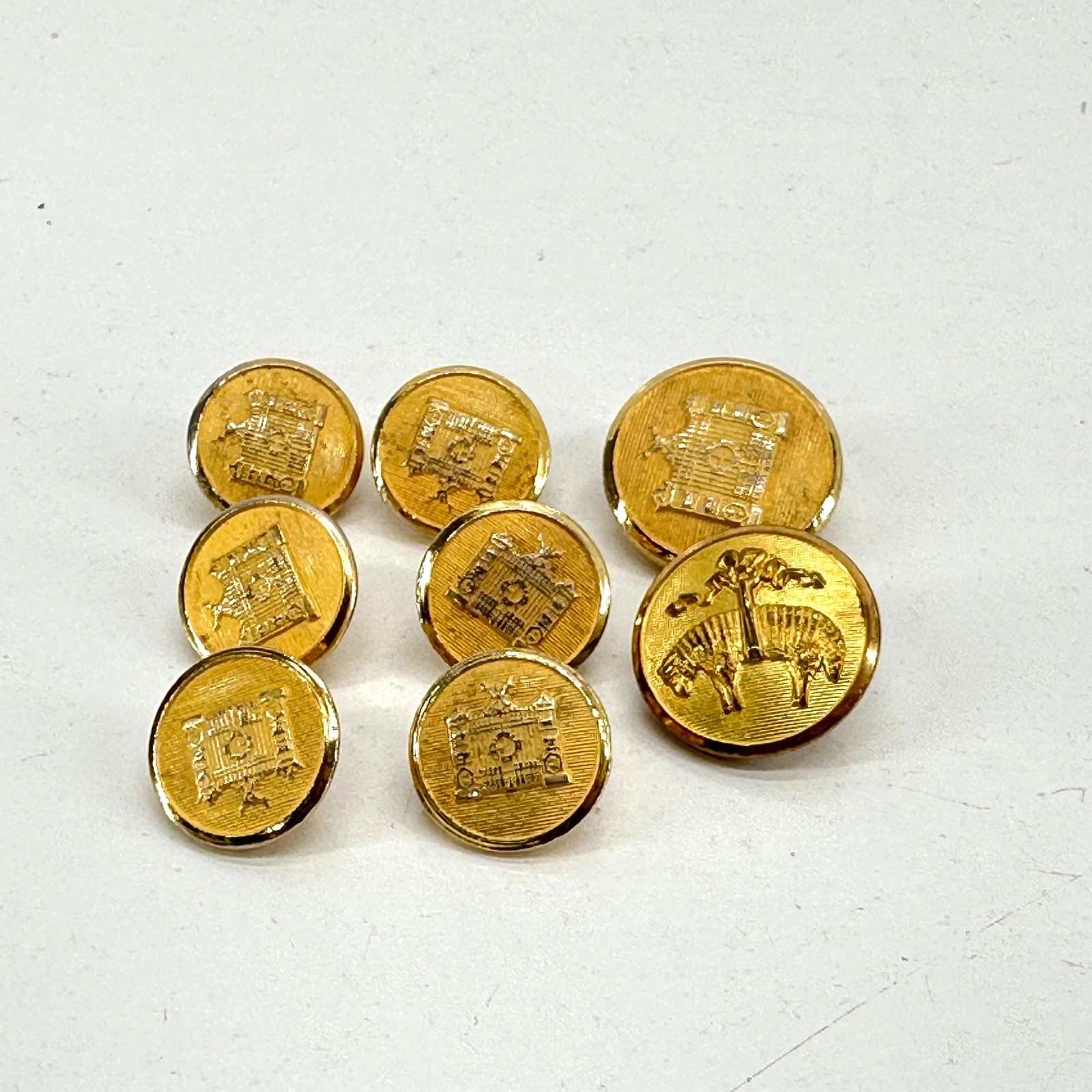 Brooks Brothers Gold Buttons Suit Jacket Blazer Brass Golden Fleece Waterbury 8