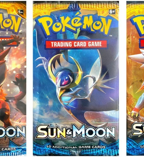 2017 - 2019 Pokemon Card Game (TCG) - SUN & MOON SERIES SETS - Empty - No Cards