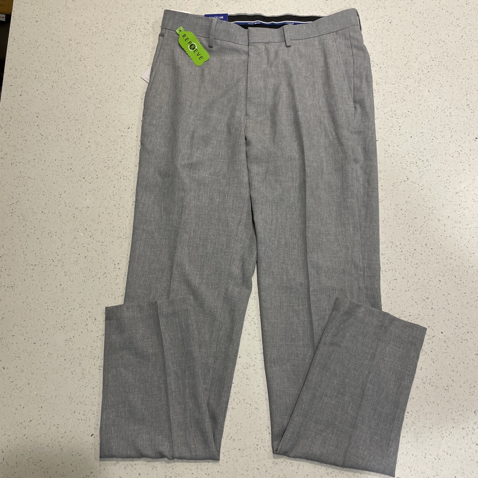 Haggar Smart Wash Repreve Suit Pant Slim Fit HY80802 Gray 32x34 NWT Haggar Smart Wash Repreve Suit Pant Slim Fit HY80802 Gray 32x34 NWT