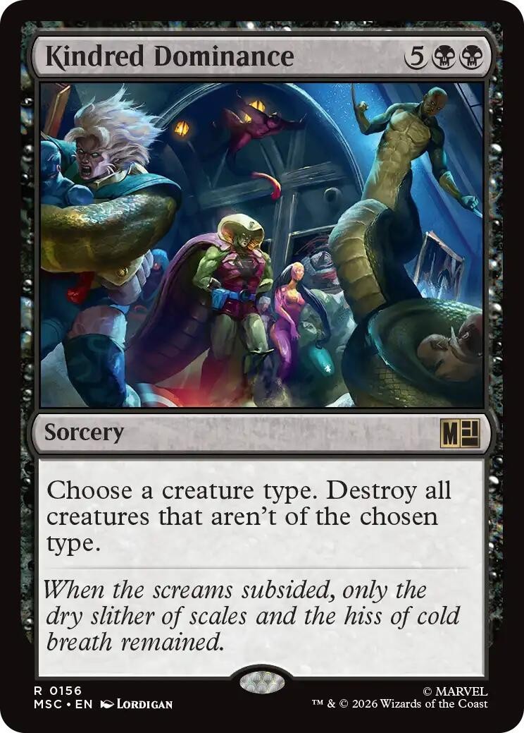 MTG MSC R Kindred Dominance #156 NM MTG MSC R Kindred Dominance #156 NM