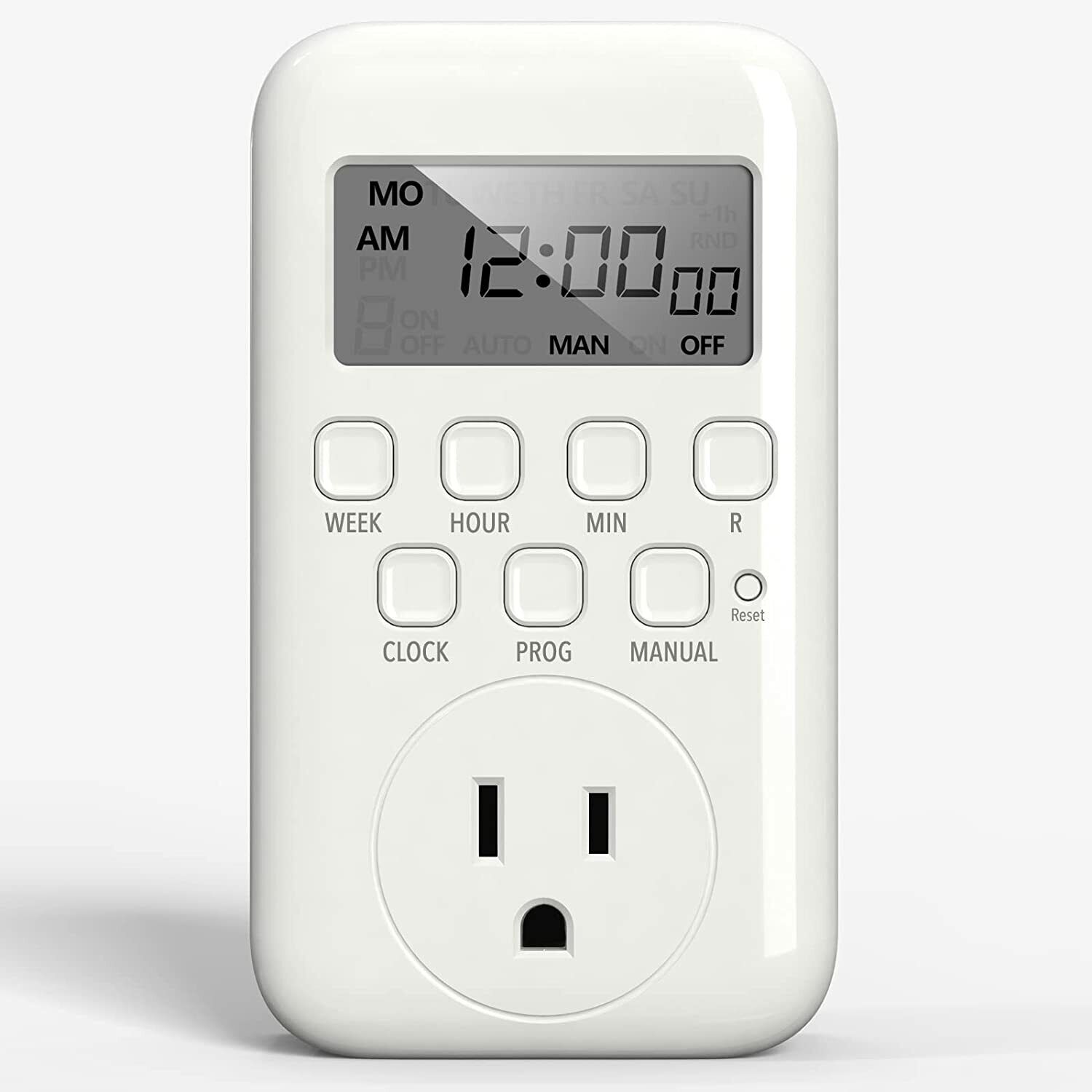 BN-LINK Digital Timer Outlet, 7 Day Heavy Duty Programmable Timer