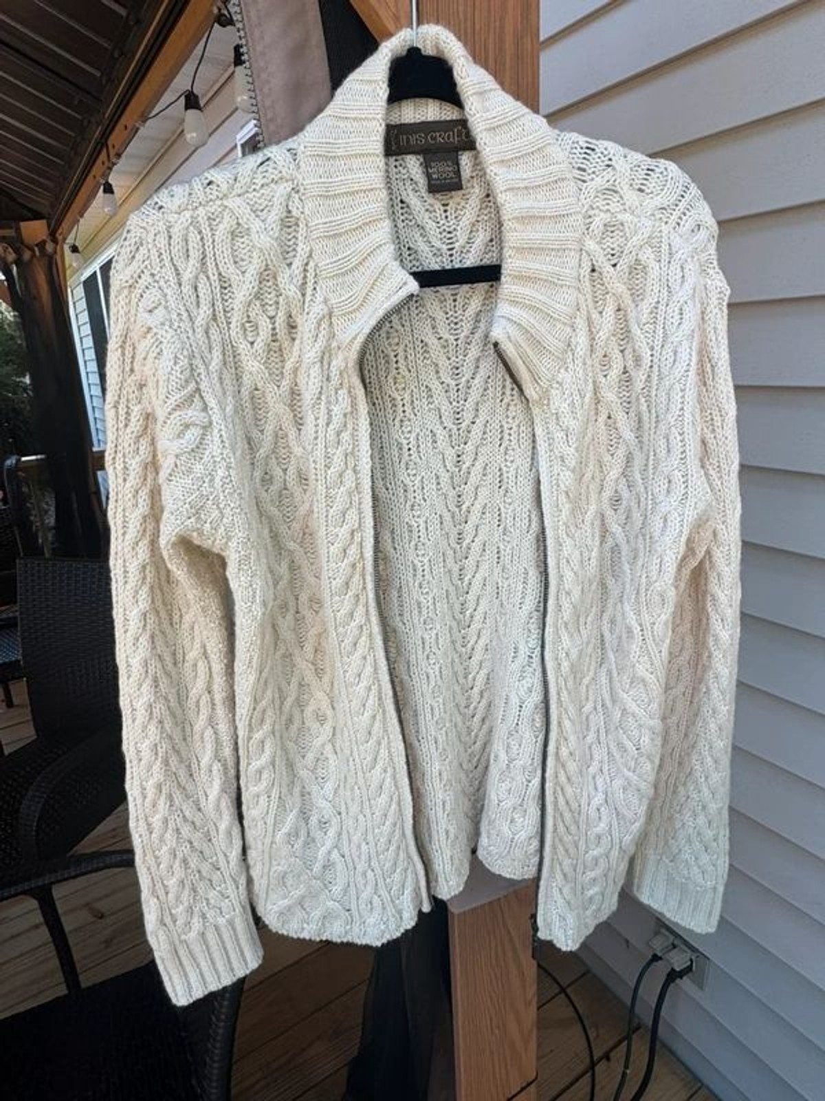 Vintage Inis Crafts 100% Merino Wool Sweater Vintage Inis Crafts 100% Merino Wool Sweater