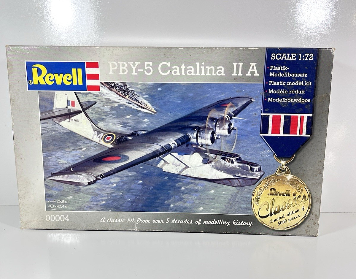 PBY-5 Catalina II A Revell Classics 1:72 Model Kit Open Box Started