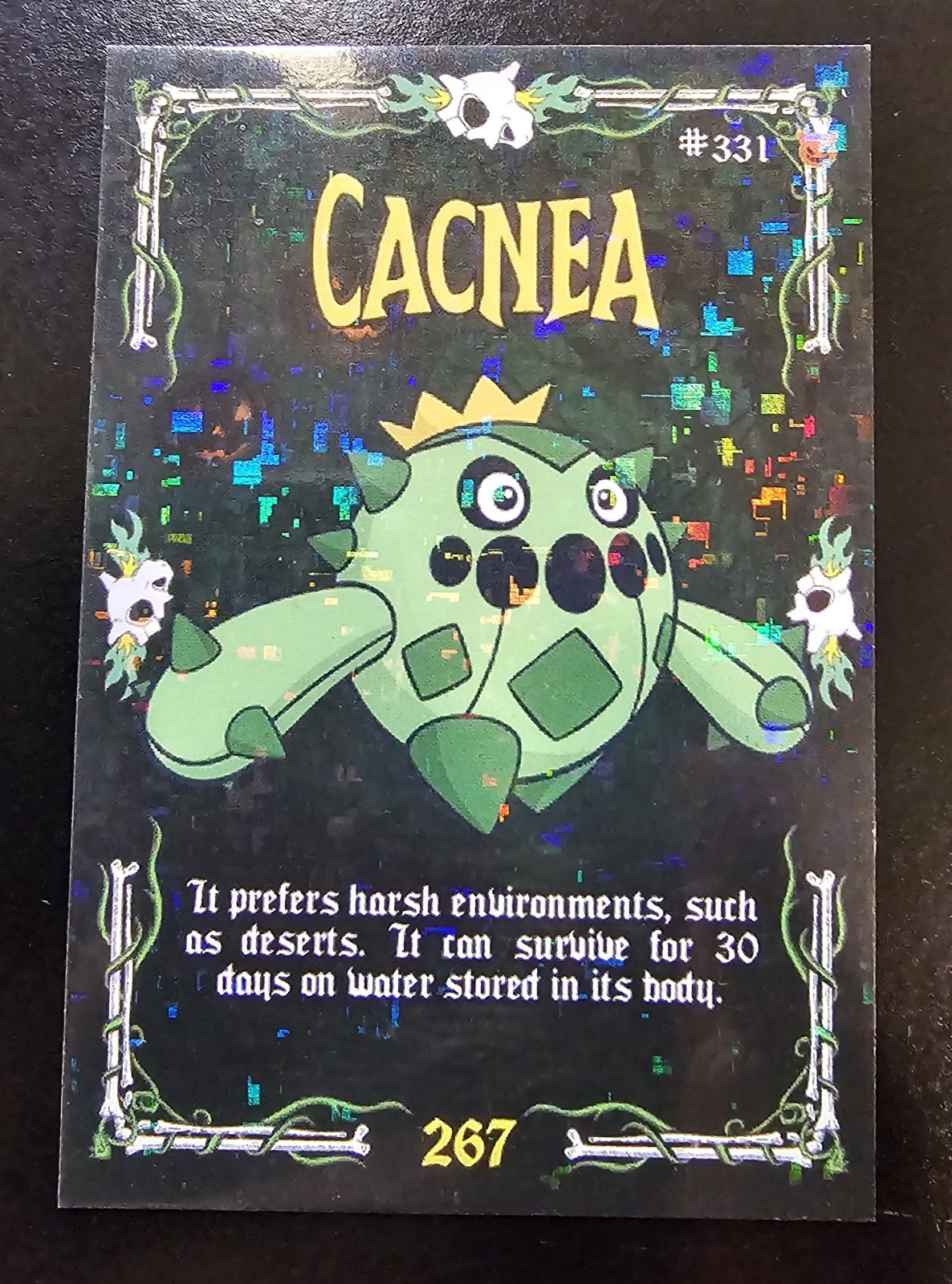 CACNEA - POKEMON PRISMA HALLOWEEN RARE CCG HOLO CACNEA - POKEMON PRISMA HALLOWEEN RARE CCG HOLO