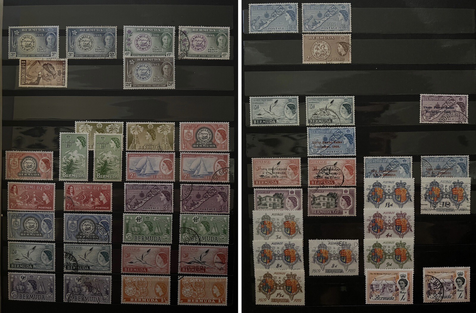 NICE BERMUDA MINT AND USED STAMPS LOT, HAMILTON, OVERPRINTS, SHIELDS & MORE NICE BERMUDA MINT AND USED STAMPS LOT, HAMILTON, OVERPRINTS, SHIELDS & MORE