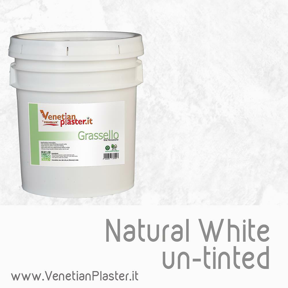 Grassello - by FirmoLux Real Venetian Plaster from Italy (light colors)