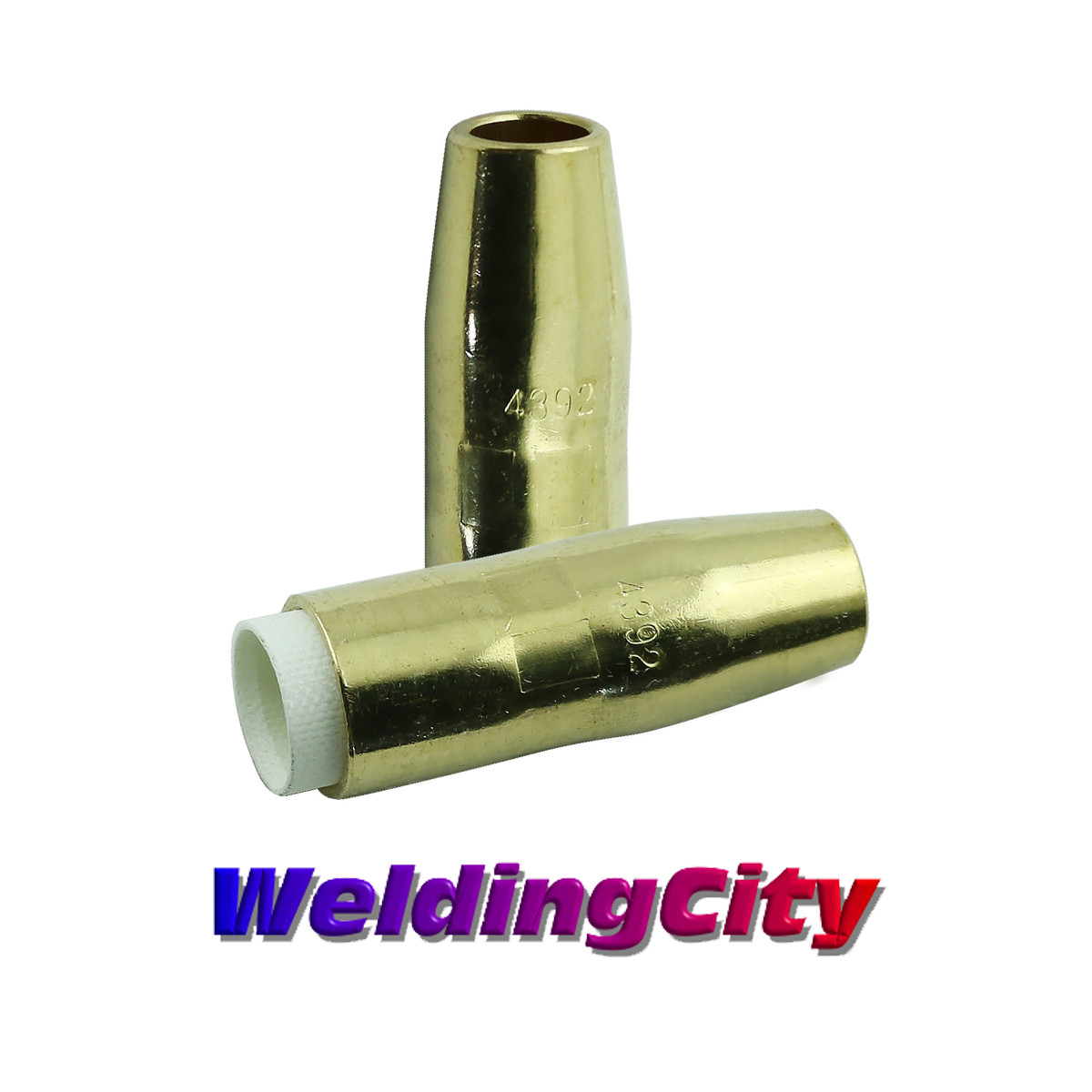 WeldingCity® 2-pk Gas Nozzle 4392 (1/2 WeldingCity® 2-pk Gas Nozzle 4392 (1/2