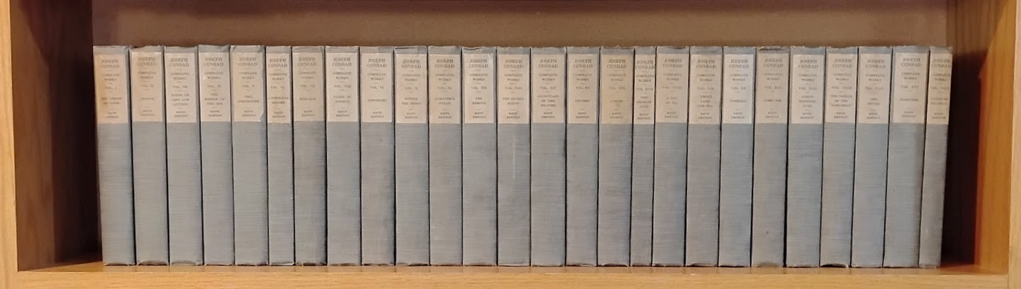 VG 1925 The Complete Works Joseph Conrad 26 Volumes Kent Edition Complete Set VG 1925 The Complete Works Joseph Conrad 26 Volumes Kent Edition Complete Set