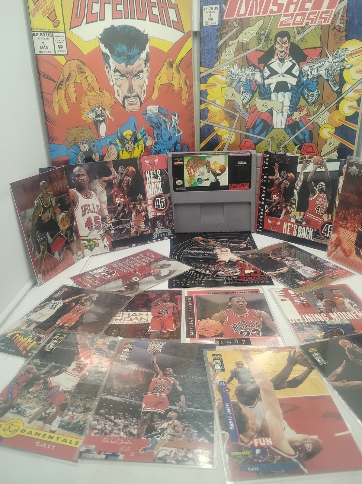 Vintage Michael Jordan/Chicago Bulls Memorabilia Combo Package🔥+2  #1Comics