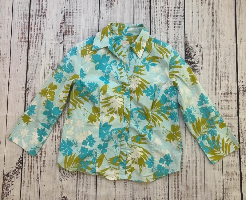 Talbots 3/4 Sleeve Blouse Talbots 3/4 Sleeve Blouse