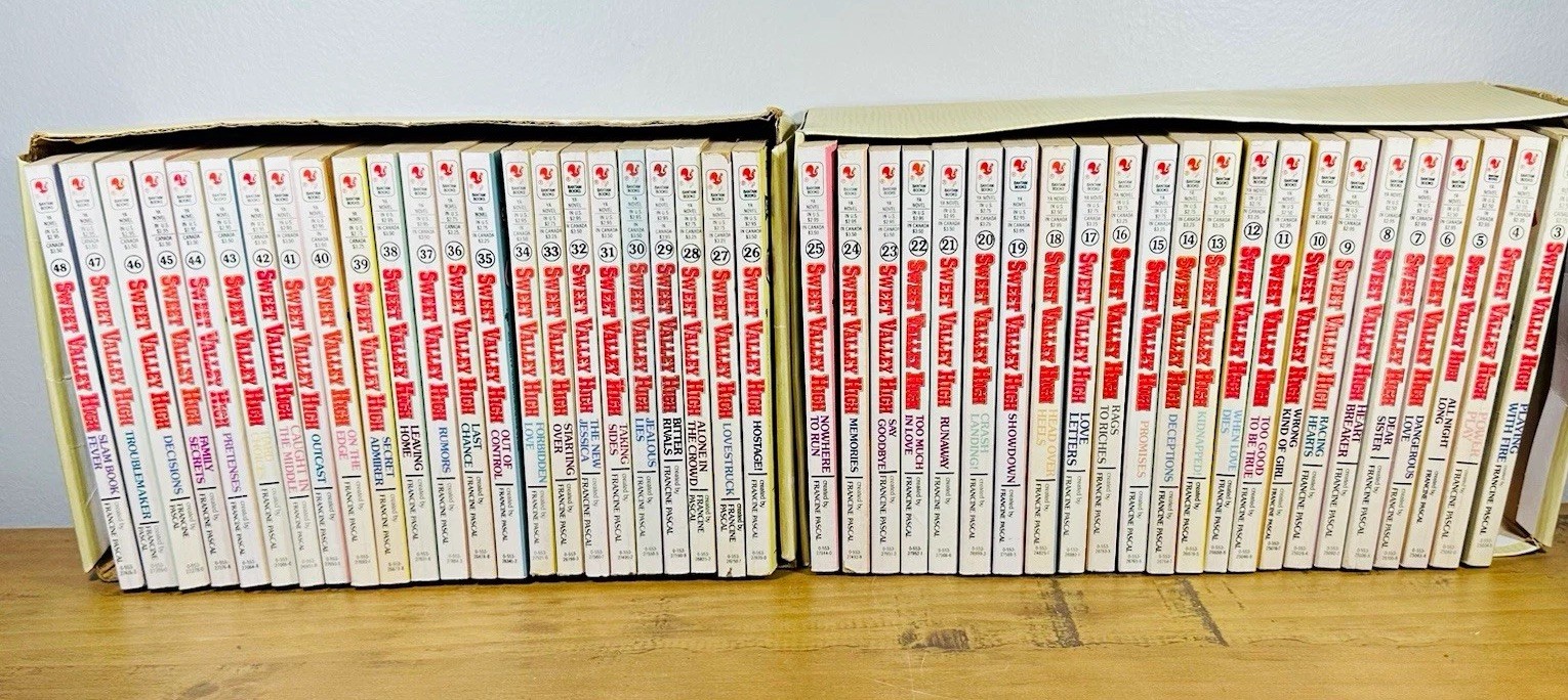 Sweet Valley High 46-Paperback Book Lot Francine Pascal Bantam Books YA Fiction Sweet Valley High 46-Paperback Book Lot Francine Pascal Bantam Books YA Fiction