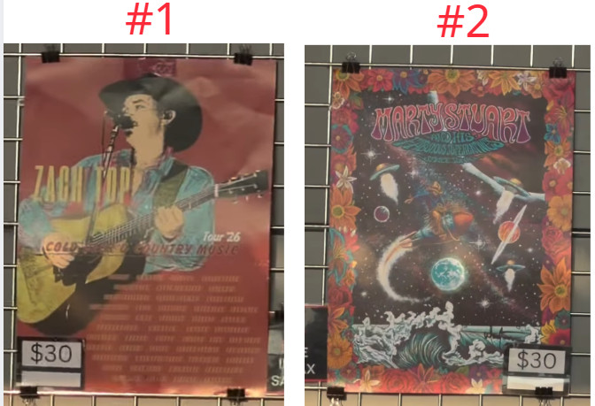 Zach Top Marty Stuart Concert Poster Tour 2026 Country Music Zach Top Marty Stuart Concert Poster Tour 2026 Country Music