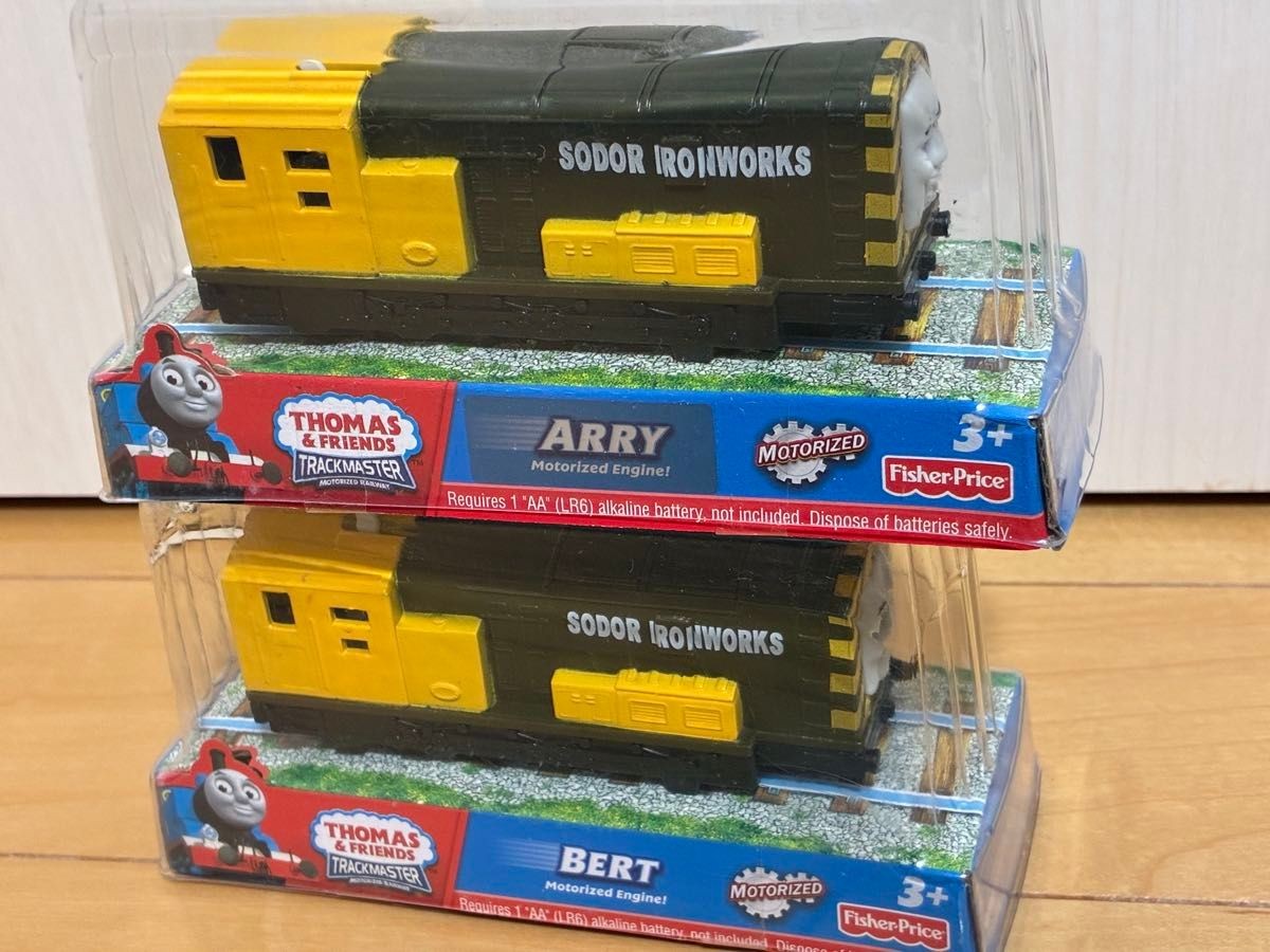 Fisher Price Thomas TrackMaster Arry Bert Motorized Train Pair Sealed 15+