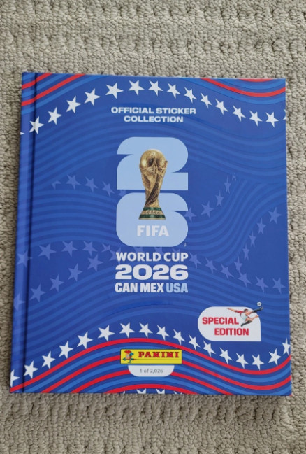 Panini FIFA World Cup 2026 US Hardcover Sticker Album Special Edition US seller Panini FIFA World Cup 2026 US Hardcover Sticker Album Special Edition US seller