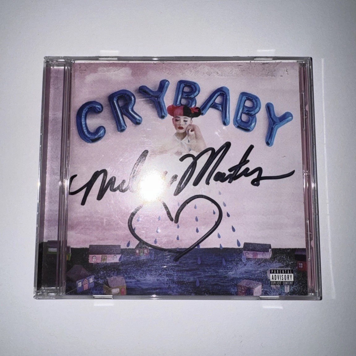 Signed Melanie Martinez Cry Baby 2015 Atlantic Pop Album Pink Jewel Case NO CD Signed Melanie Martinez Cry Baby 2015 Atlantic Pop Album Pink Jewel Case NO CD