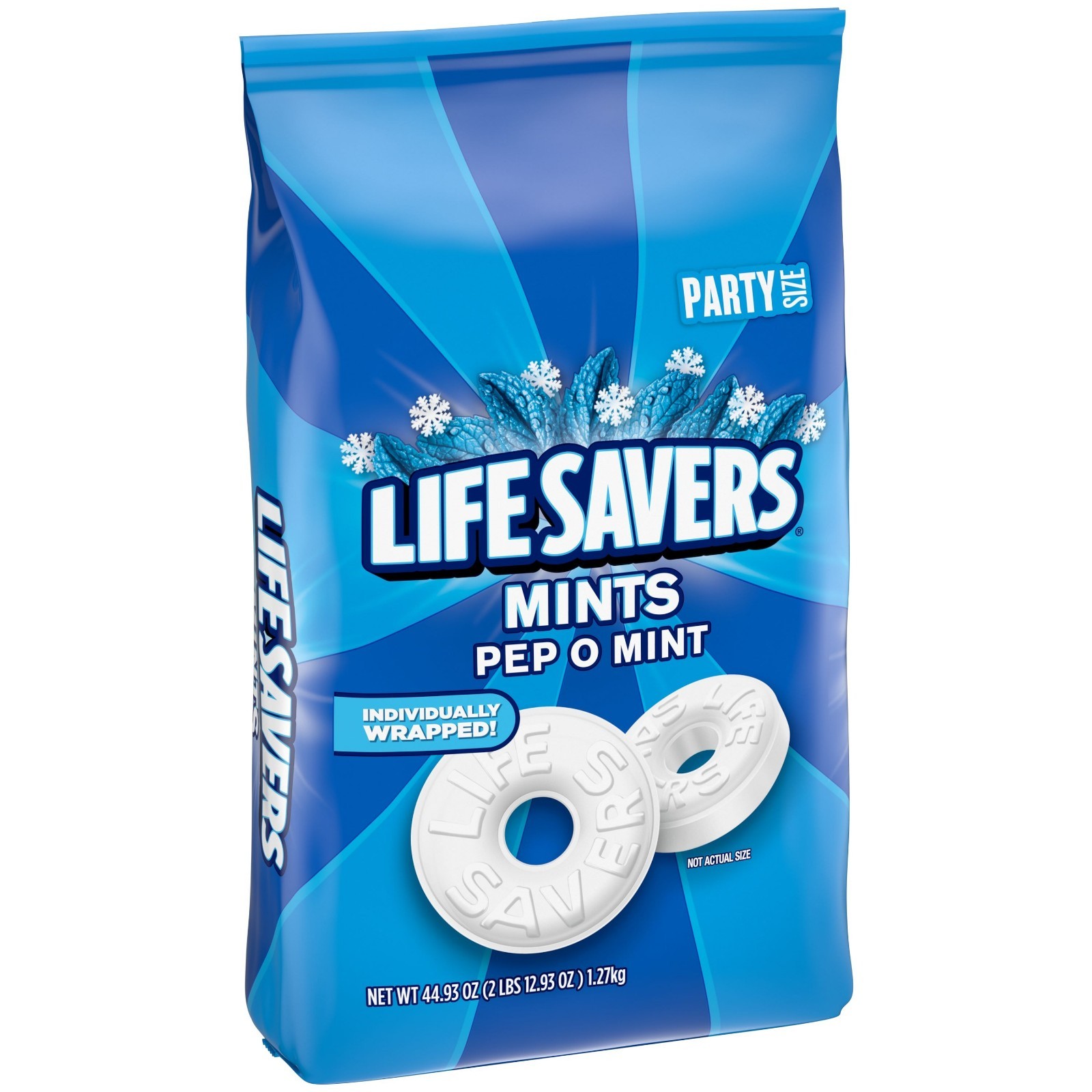 Life Savers Pep-O-Mint Breath Mints Hard Candy, Party Size - 44.93 oz Life Savers Pep-O-Mint Breath Mints Hard Candy, Party Size - 44.93 oz