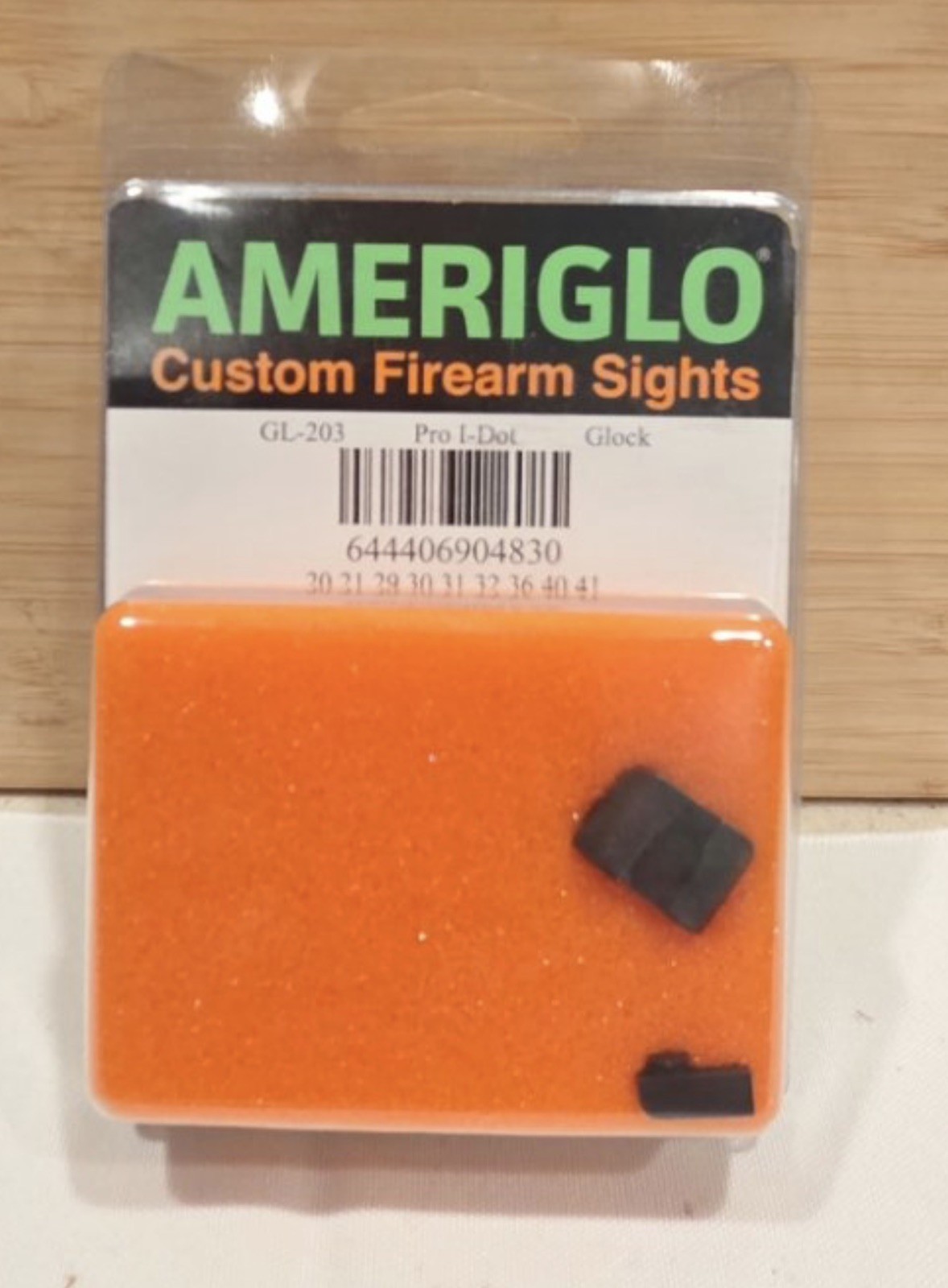 AmeriGlo Pro i-Dot Tritium Night Sights Glock 20 21 29 30 31 32 36 40 41 GL-203 AmeriGlo Pro i-Dot Tritium Night Sights Glock 20 21 29 30 31 32 36 40 41 GL-203