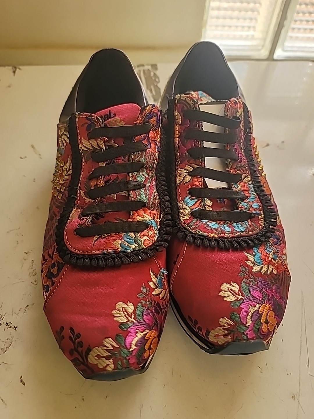Desigual Paneled Lace-up Sneakers Women\'s Size 39 US 8 Multicolor Desigual Paneled Lace-up Sneakers Women\'s Size 39 US 8 Multicolor