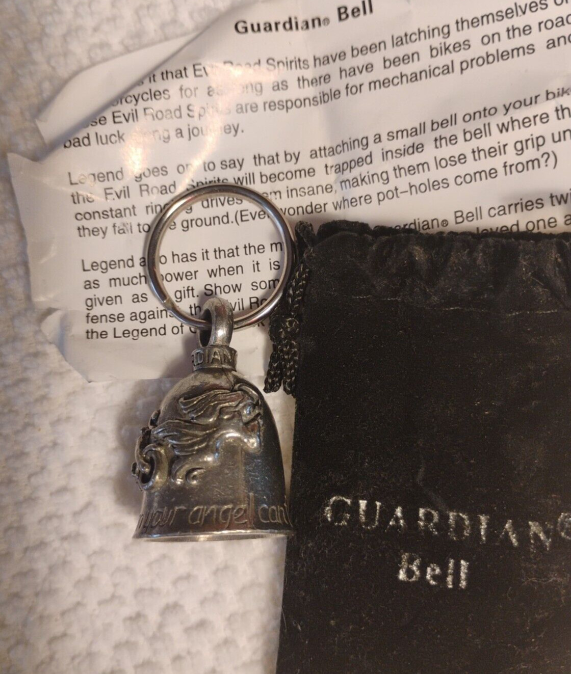 Never Ride Faster Than Your Guardian Angel Guardian Bell Made USA Never Ride Faster Than Your Guardian Angel Guardian Bell Made USA