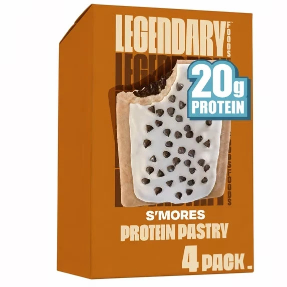 Legendary Foods Gluten Free and Keto Friendly Protein Pastry - S'mores - 8oz/4ct