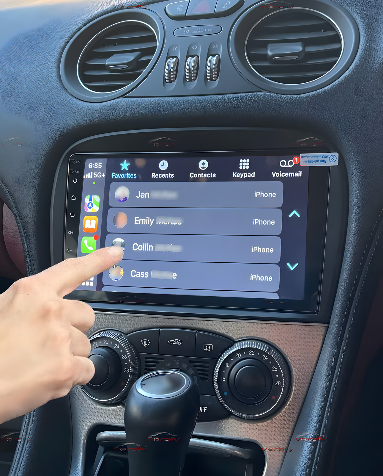 For 2005-2012 Mercedes-Benz SL-Class 4+64GB Apple CarPlay Android Radio DSP AHD
