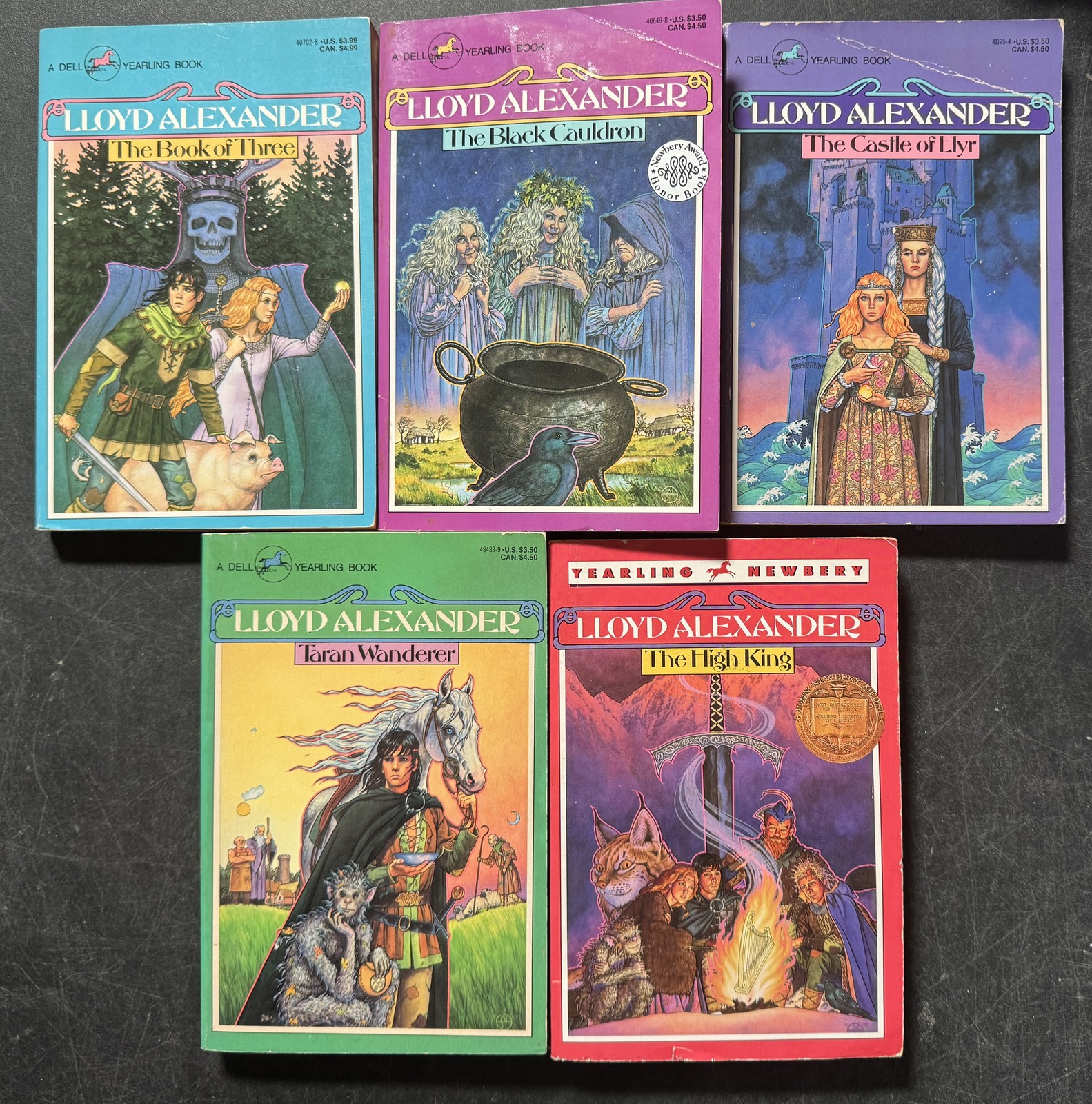 Complete Series Set PRYDAIN CHRONICLES 1-5 Lloyd Alexander Lot Complete Series Set PRYDAIN CHRONICLES 1-5 Lloyd Alexander Lot
