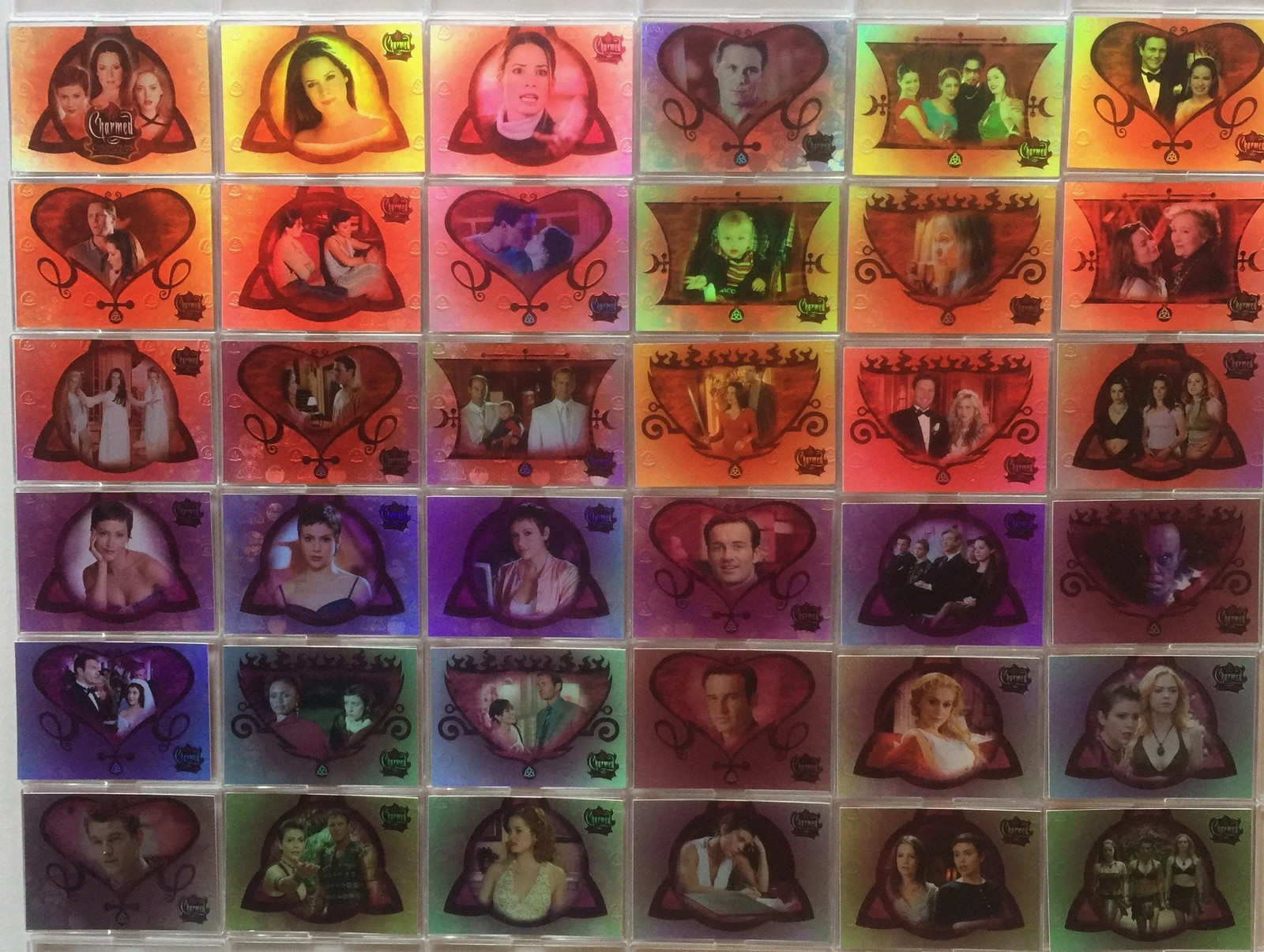 Charmed Connections Foil Base Card Set 72 Cards 1 thru 72