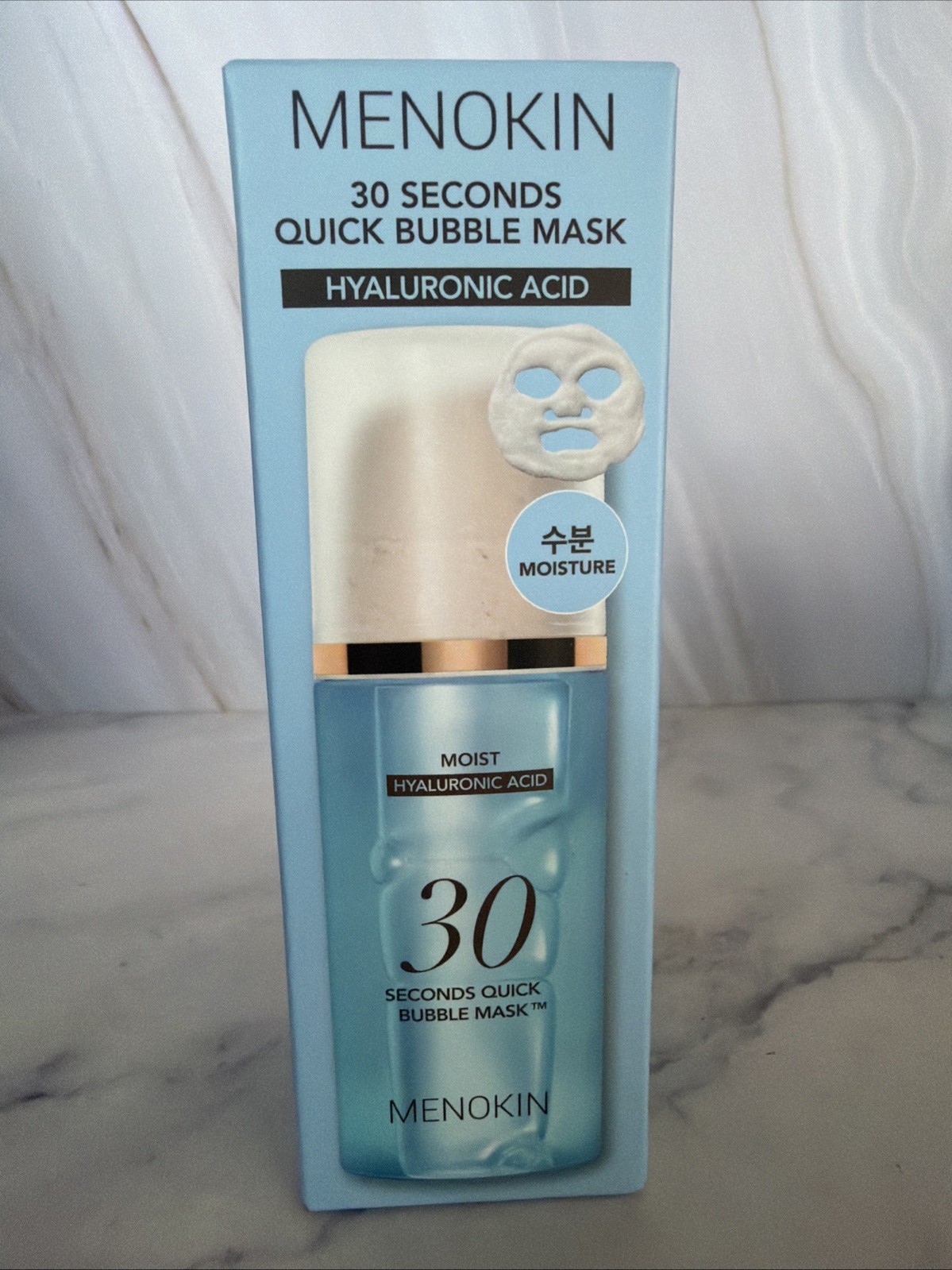 MENOKIN 30 Seconds Quick Bubble Mask Moist 95mL #Hyaluronic Acid MENOKIN 30 Seconds Quick Bubble Mask Moist 95mL #Hyaluronic Acid