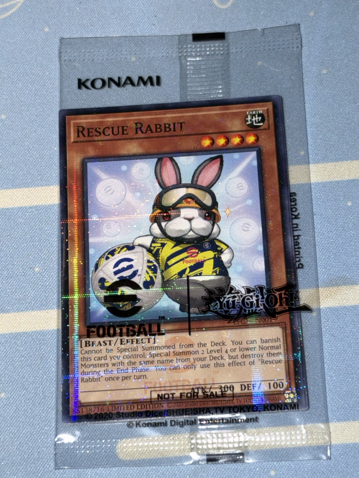 2025 Rescue Rabbit + Neymar Jr eFootball Promo Set | Yugioh | SEALED / NEAR MINT 2025 Rescue Rabbit + Neymar Jr eFootball Promo Set | Yugioh | SEALED / NEAR MINT