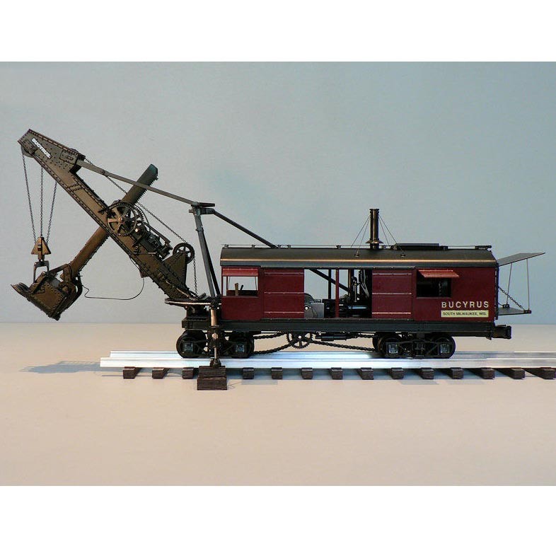 1/48 O-Gauge Limited Edition Bucyrus Steam Shovel, TWH021