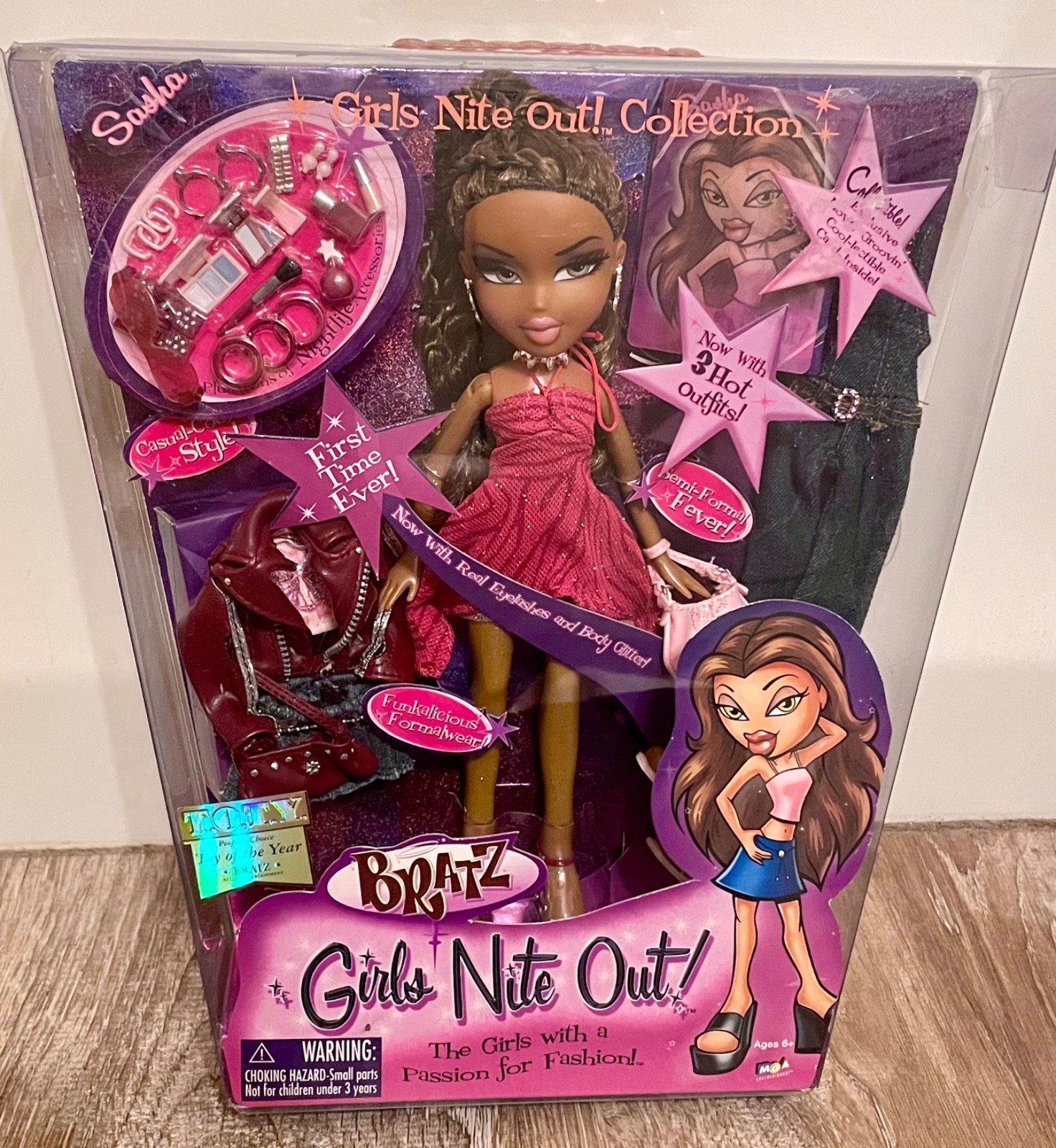 MGA Girls Nite Out Sasha Fashion Doll Original 2004 Edition NEW NRFB