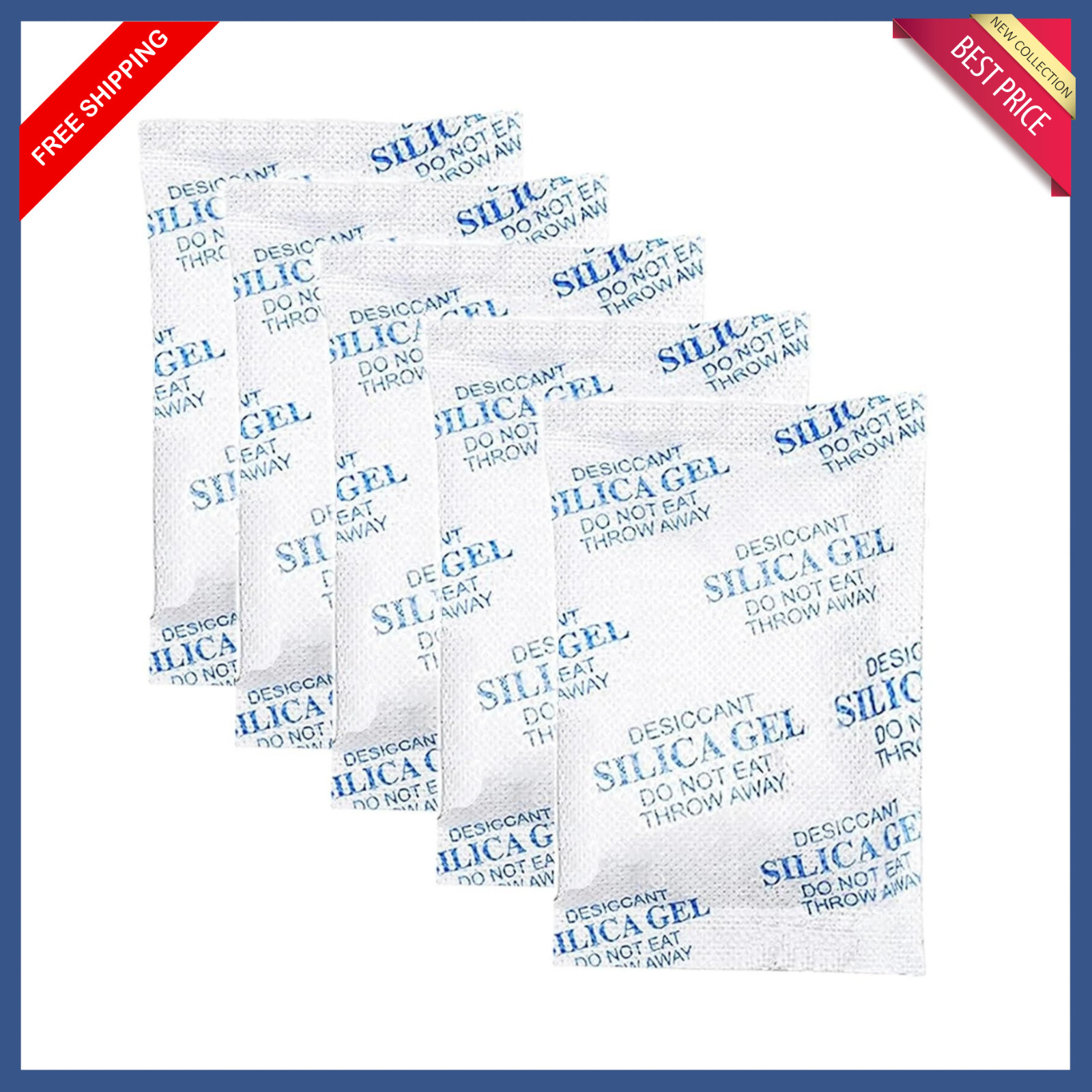 15 Pack 20 Gram Silica Gel Packs Desiccant Packets for Storage Moisture Packs 15 Pack 20 Gram Silica Gel Packs Desiccant Packets for Storage Moisture Packs