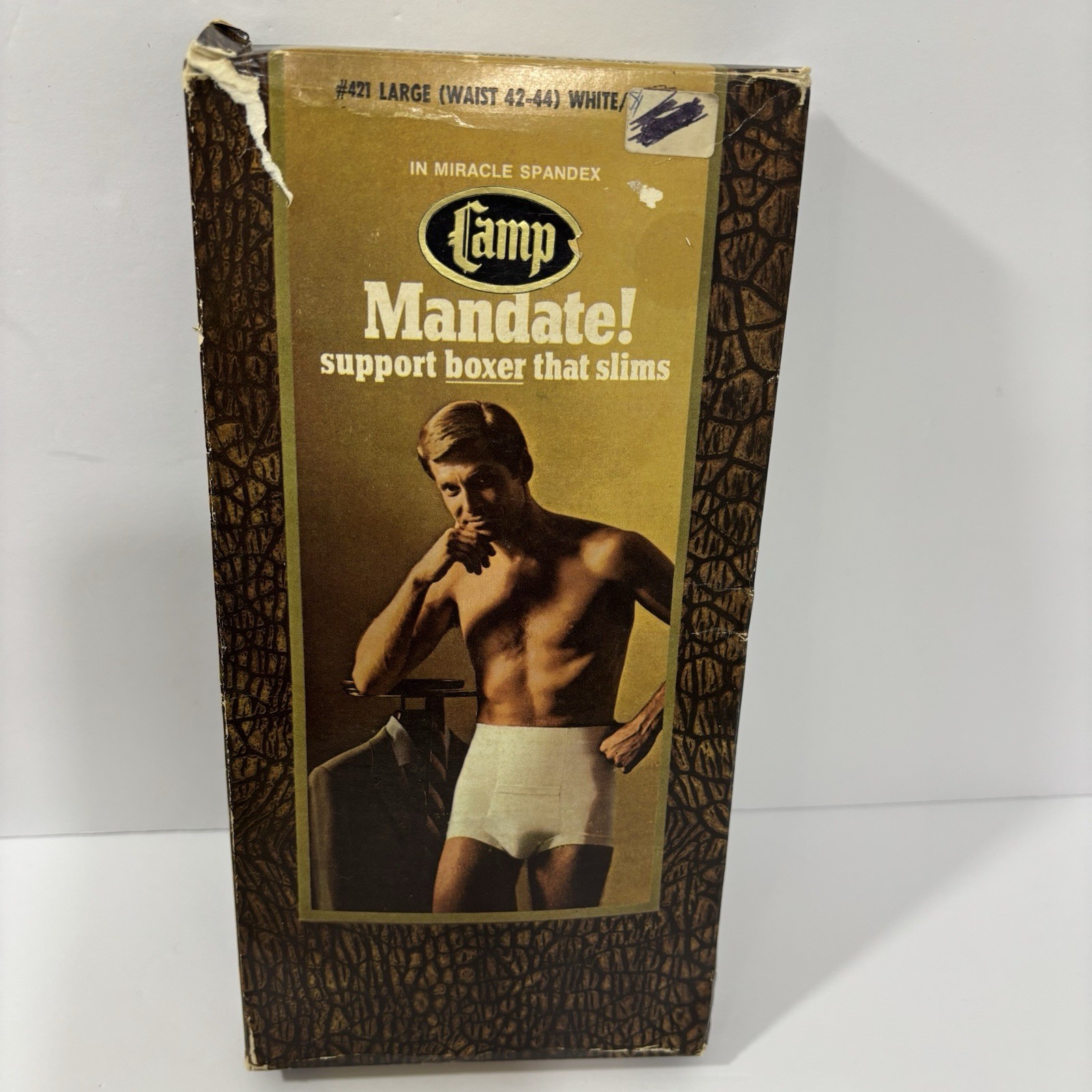 Vintage MANDATE Men\'s Support Underwear Undershorts That Slim Size Large 42-44 Vintage MANDATE Men\'s Support Underwear Undershorts That Slim Size Large 42-44
