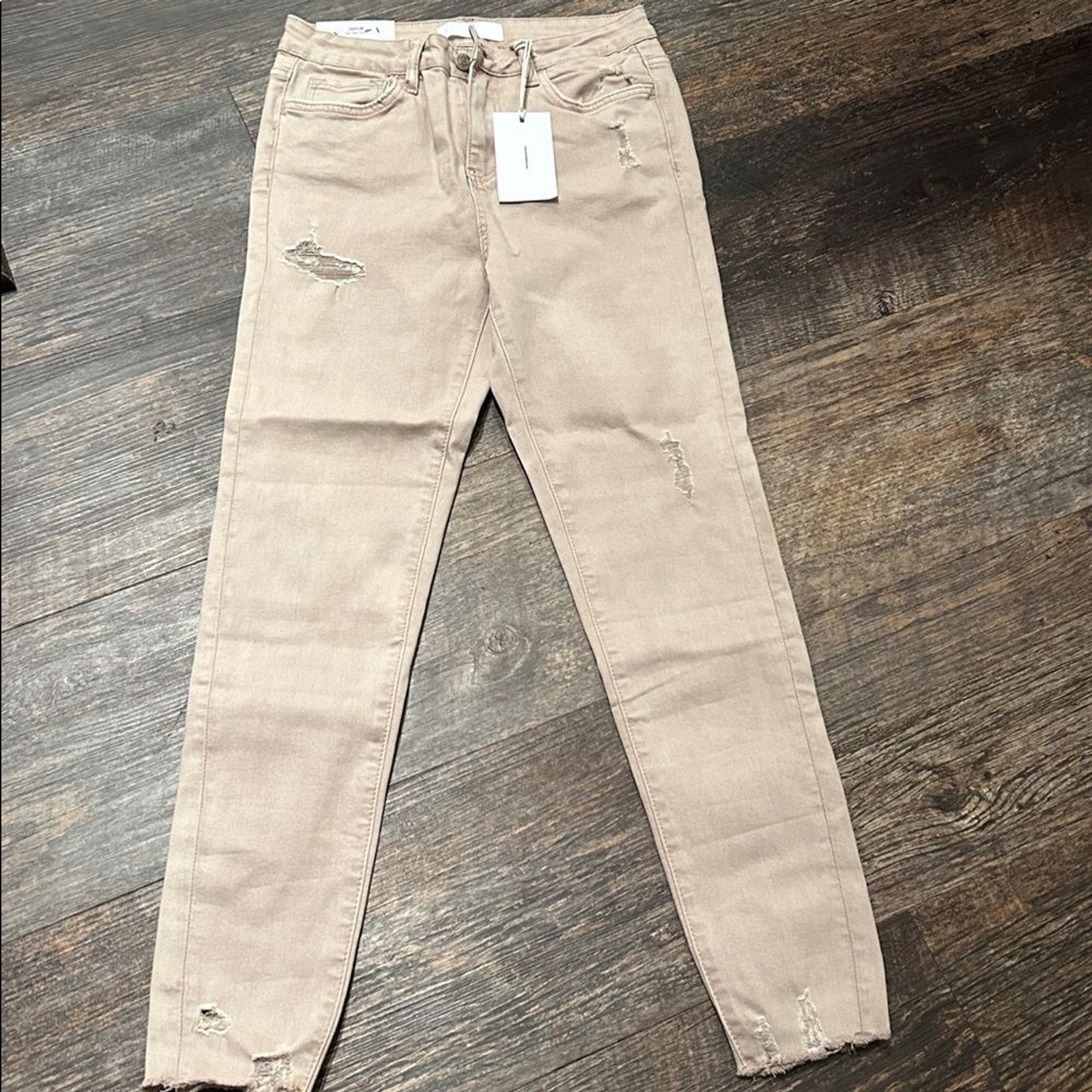 VERVET JEANS - HAYLIE High Rise Skinny Light Pink Color Size 27