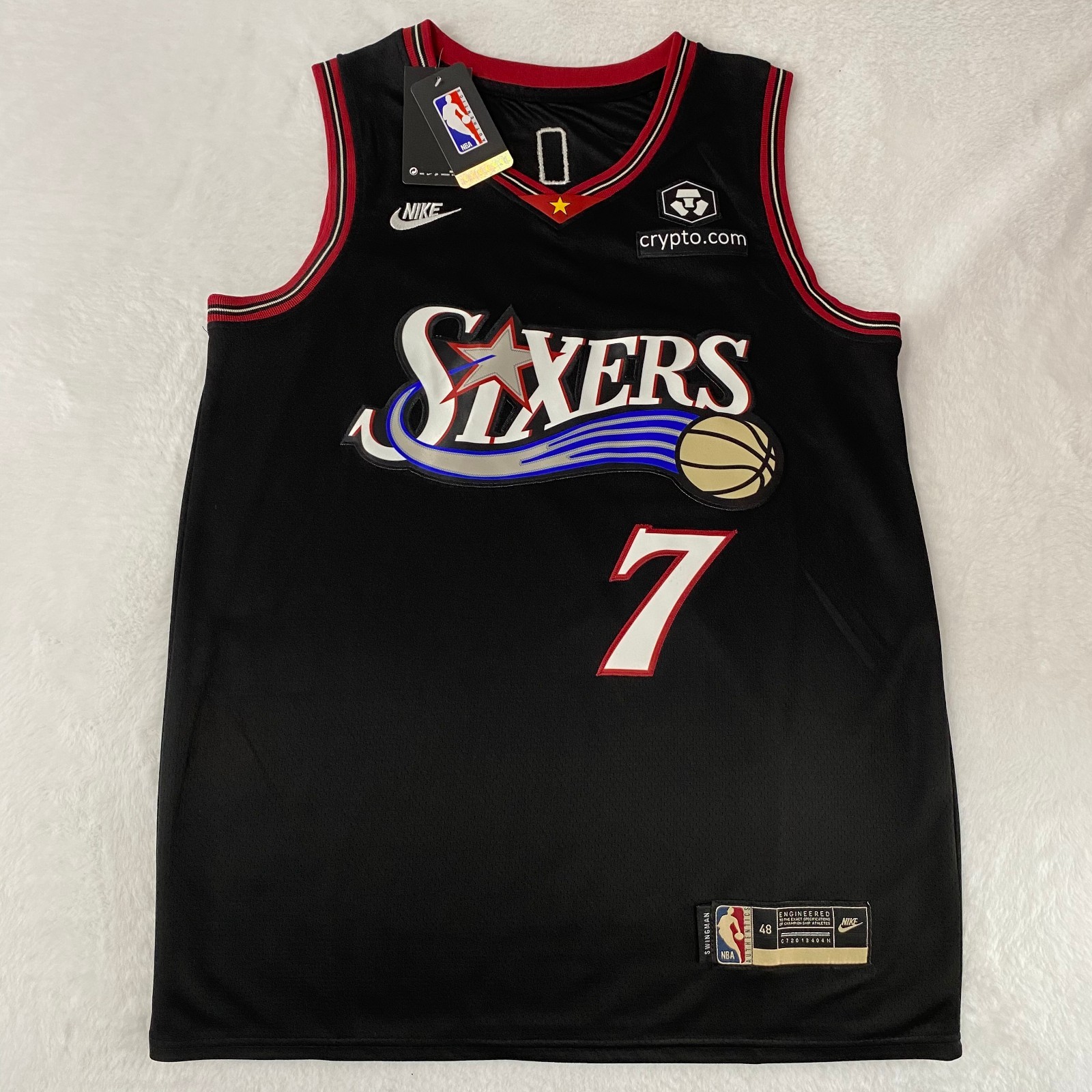 Jaylen Brown #7 Black Adult Men\'s Embroidered Jersey Sizes S-2XL