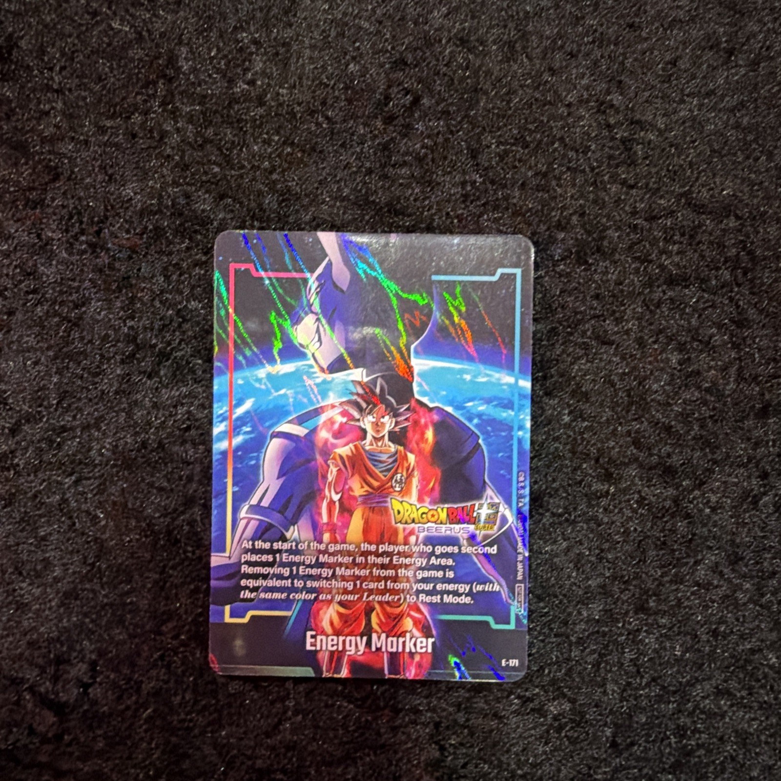 2026 NYCC Dragon Ball Super Energy Marker Goku Beerus Promo Card E-171 ENGLISH