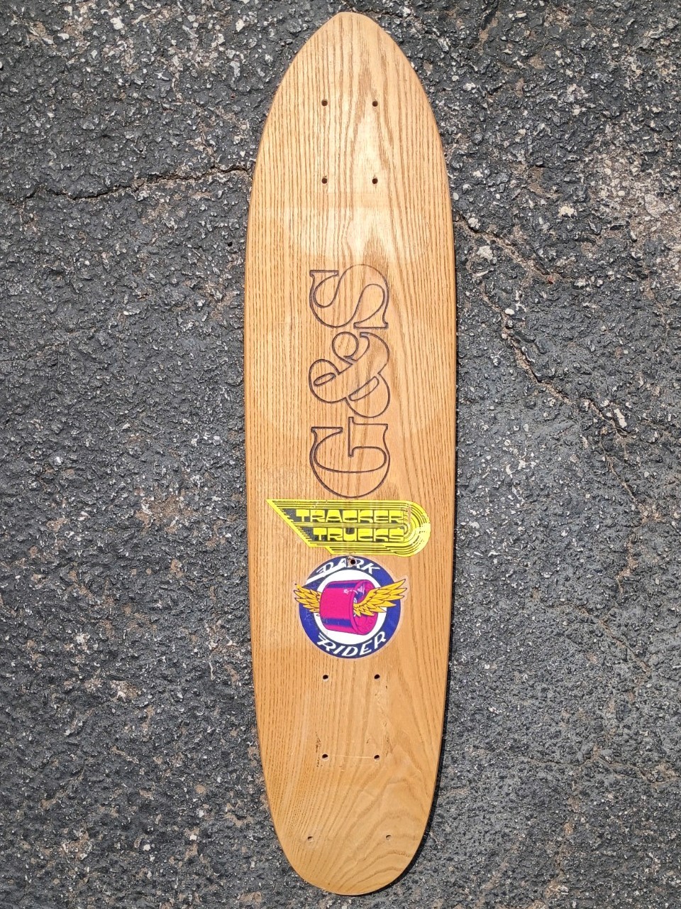 Vintage 70s G&S  Warp Tail Skateboard Deck Peralta 2 USA OG Gordon And Smith