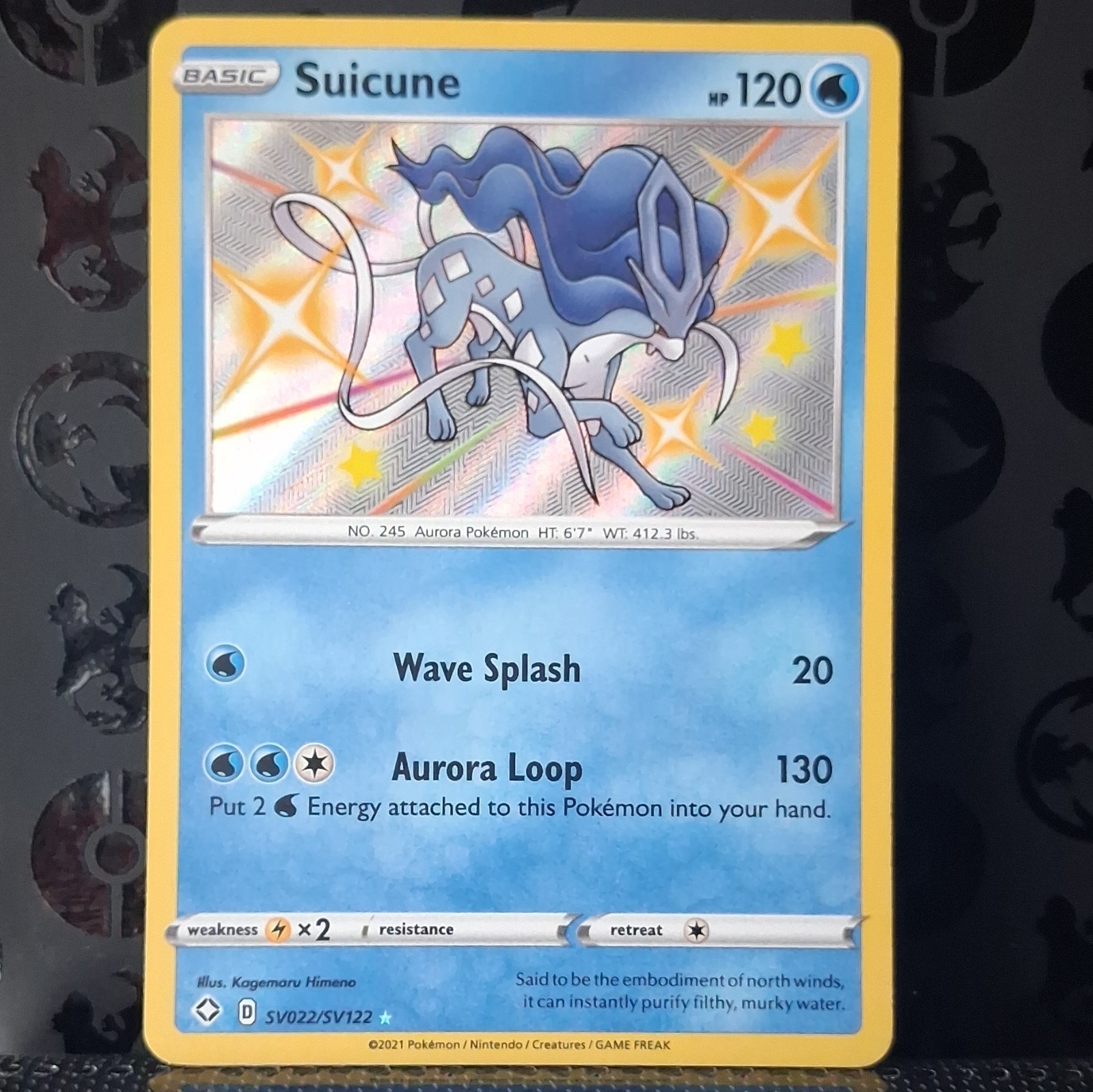 Suicune Holo Shining Fates: Shiny Vault SV022/SV122 NM Pokemon